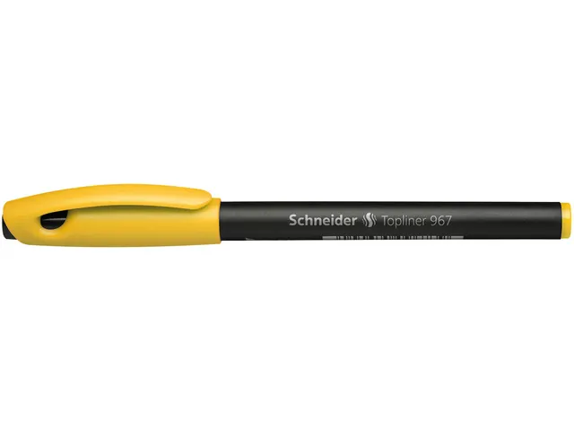 fineliner Schneider Topliner 967 0.4mm geel
