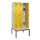 locker met bank,HxBxD 2120x900x815mm,3vak,vak B 300mm,draaigrendel