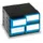 Combi-Ladensysteem Hxbxd 202X332X345Mm 4/4Behuizingen/laden Blauw