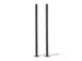 Poteaux pour vitrine extérieure verrouillable anthracite boulonnage s
