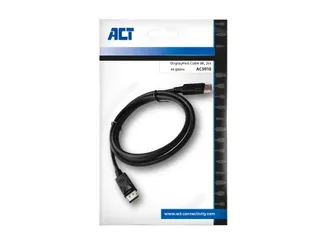 Kabel ACT DisplayPort 1.4 8K M-M 2 meter zwart - 3
