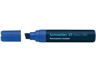 Marker Schneider Maxx 280 permanent beitelpunt blauw - 2