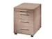 mobiel ladeblok,HxBxD 590x428x580mm,4lade(n),cil.-slot,romp notenboom