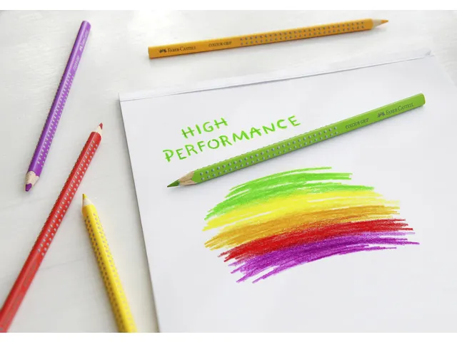 Kleurpotlood Faber-Castell Colour Grip 2001 neon geel