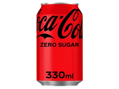 Frisdrank Coca Cola zero blik 330ml