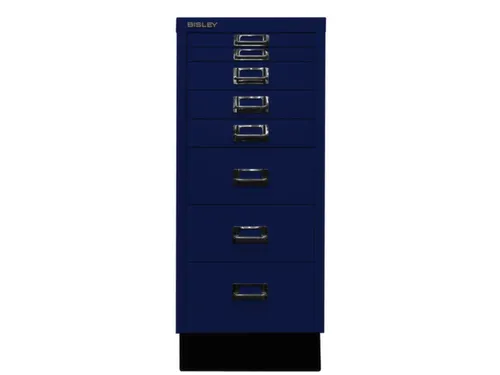 kantoor-ladekast HxBxD 670x279x380mm 8 laden romp oxfordblauw staal