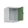 opzetkast,v. locker,1vak.,vak B 400mm,HxBxD 500x400x500mm,draaigrendel