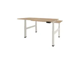 Dextro Plus Duo Zit-sta Bureau Elektrisch 160x80 honey castello wit