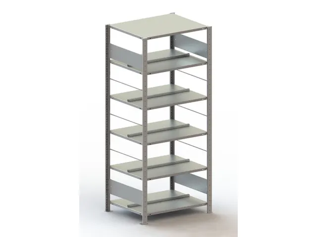 Inhaakstelling Basisveld Verzinkt 1850x806x636mm 6legborden 80kg