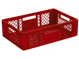 Euronorm Stapelkrat Pe 170x600x400mm 33liter Open Rood