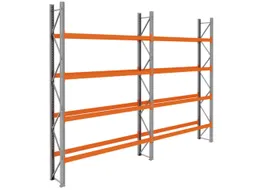 palletstelling,basis+1xaanbouw,HxBxD 4620x5700x750mm,vakl. 3000kg