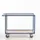 tafelwagen,draagverm. 250kg,2etage(s),laadvl. LxB 990x590mm,houtetage