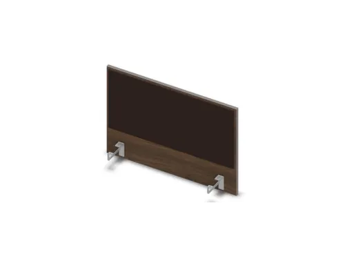 opzetpaneel v. bureau aanbouw zijkant 800mm Bruin Hickory BN2036-bruin