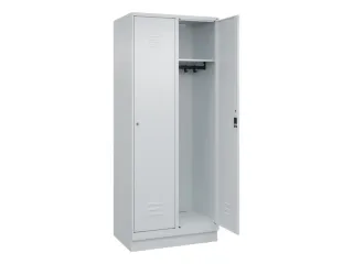 locker,HxBxD 1950x800x500mm,2vak,vak B 400mm,cil.-slot,sokkel - 2