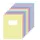 Schrift Kangaro A5 ruit 10mm 80pagina's 60gram 10stuks pastel assorti