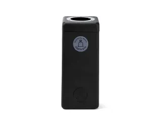 Afvalbak 60 liter EarthBin grijs zwart - 2