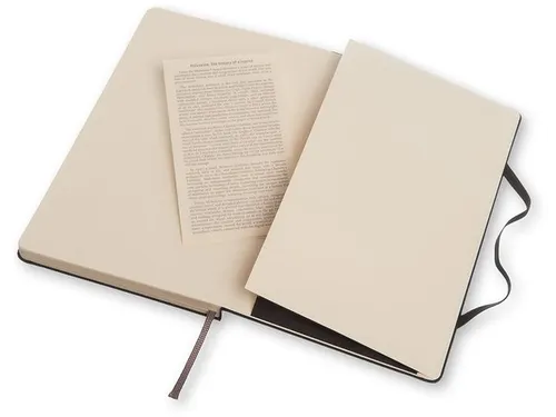 Notitieboek Moleskine large 130x210mm dots hard cover zwart