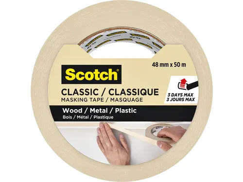 Afplaktape Scotch Classic 48mmx50m beige