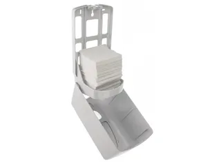 Toiletpapier Dispenser Kunststof Wit Voor Bulkpack toiletpapier - 2