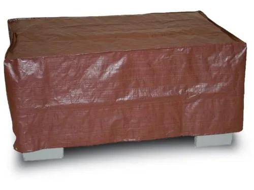 Afdekhoes Halfhoge Gaasboxen 500x1250x852mm Bruin