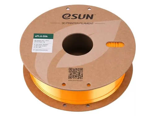 eSUN 3D printer Filament ePLA-Silk 1,75mm Donker Geel 1kg