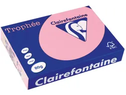 Trophée Pastel gekleurd papier A4 80 gram 500vel Roze