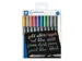 Brushpen Staedtler 8321 metallic etui à 10 kleuren