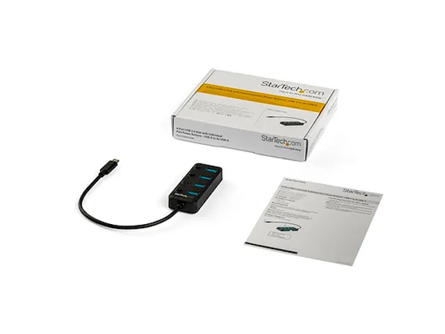 4 Port USB-C Hub USB-C naar 4x USB 3.0