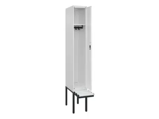locker met bank,HxBxD 2120x300x815mm,1vak,vak B 300mm,cil.-slot - 2