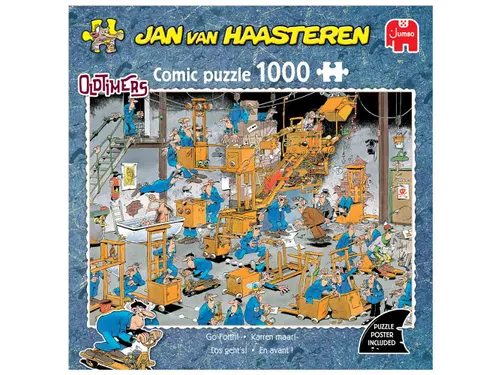 Jan van Haasteren Puzzel Oldtimers Karren maar! 1000 stukjes