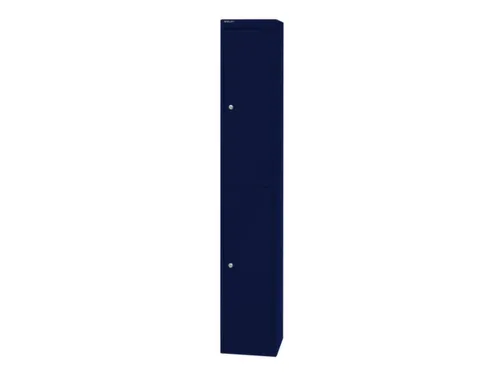 Garderobekast 1802x305x305mm 1x2 Vakken Plaatstaal Oxfordblauw