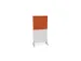 cloison de séparation,Hxl 1545x800mm,Bl-blanc,BN3012-orange