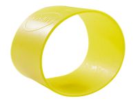 Hygiene rubber band, geel, 40mm, secundaire kleurcodering
