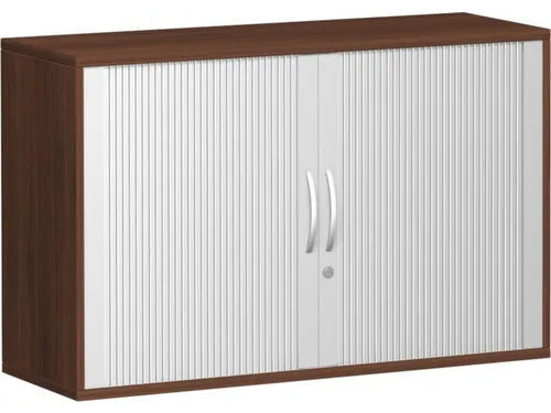 jaloeziedeurkast,HxBxD 770x1200x430mm,1xhouten vloer,decor romp noten