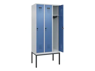 locker,HxBxD 2120x900x500mm,3vak,vak B 300mm,draaigrendel - 1
