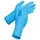 Uvex u-fit strong N2000 chemische handschoenen, blauw, maat L