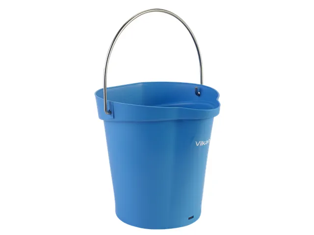 Hygiene 5688-3 emmer, 6 liter blauw, maatverdeling en schenktuit
