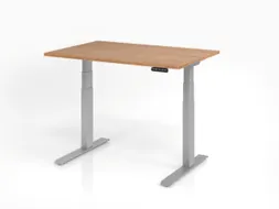 Elektrisch in hgte vst. zit-sta-bureau,HxBxD 640-1290x1200x800mm