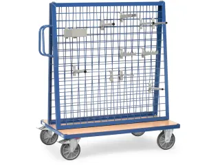 Materiaalwagens 1301 600kg 1200x800mm Ral5007 Draadgaas Ral5007 - 1