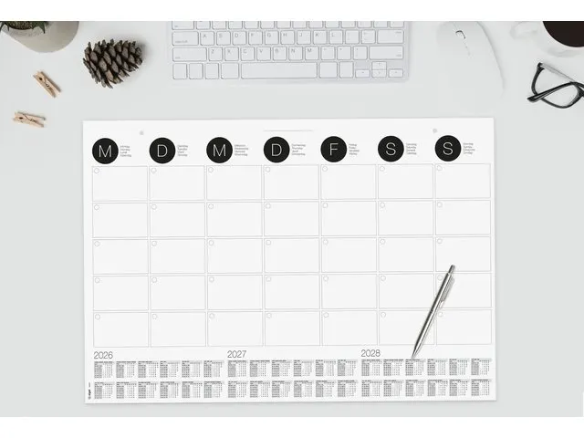 Designonderlegger Sigel muur- kalender/onderlegger 26/27/28 59,5x41cm