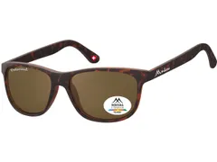 Zonnebril Montana met bruin gepolariseerd glas mat turtle