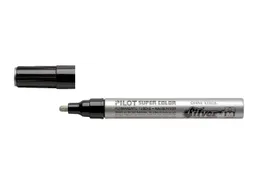 Viltstift Pilot Super Color Lakmarker Ronde Medium punt Zilver