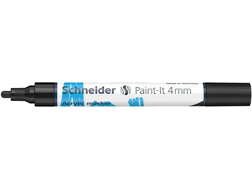 Acrylmarker Schneider Paint-It 320 4mm zwart