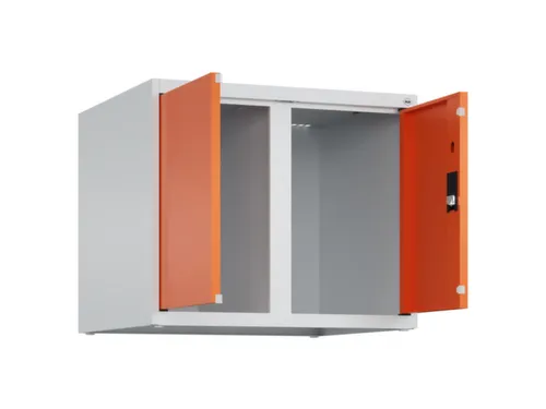 opzetkast,v. locker,2vak.,vak B 300mm,HxBxD 500x600x500mm,vleugeldeur