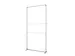 FlexFrame Modulair systeem beurswand 120x250cm Zilver frame