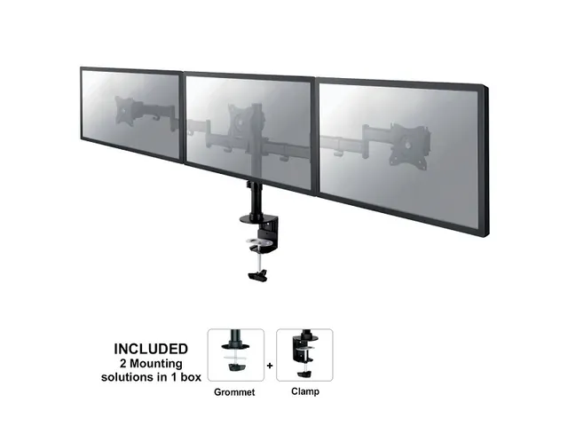 Monitorarm 3 Schermen 27 Inch Zwart Nm-d135d3black