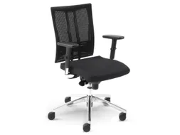 Nowy Styl Bureaustoel, rugleuning met netbekleding grijs