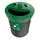 Afvalbak Smiley Face Bin 52 Liter Food Waste Zwart Groen