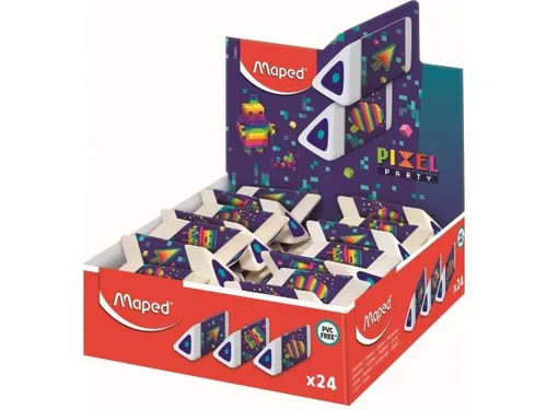 Gum Maped Pixel Party Pyramid display à 24 stuks