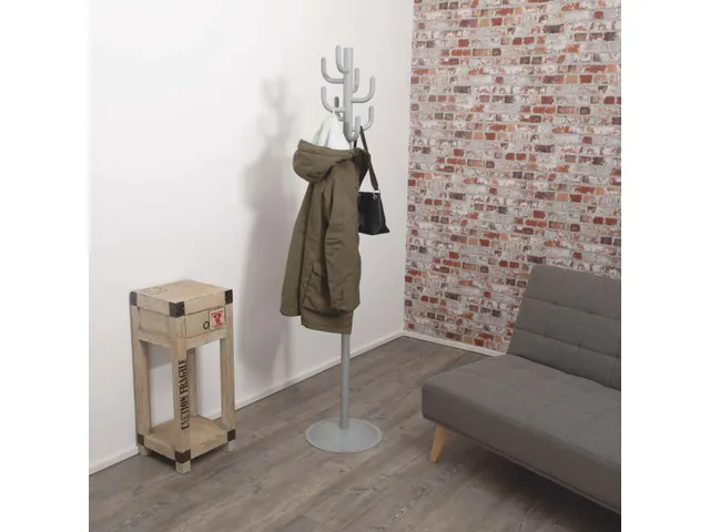 Kapstok MAULpolaris Lite standvoet 177cm grijs